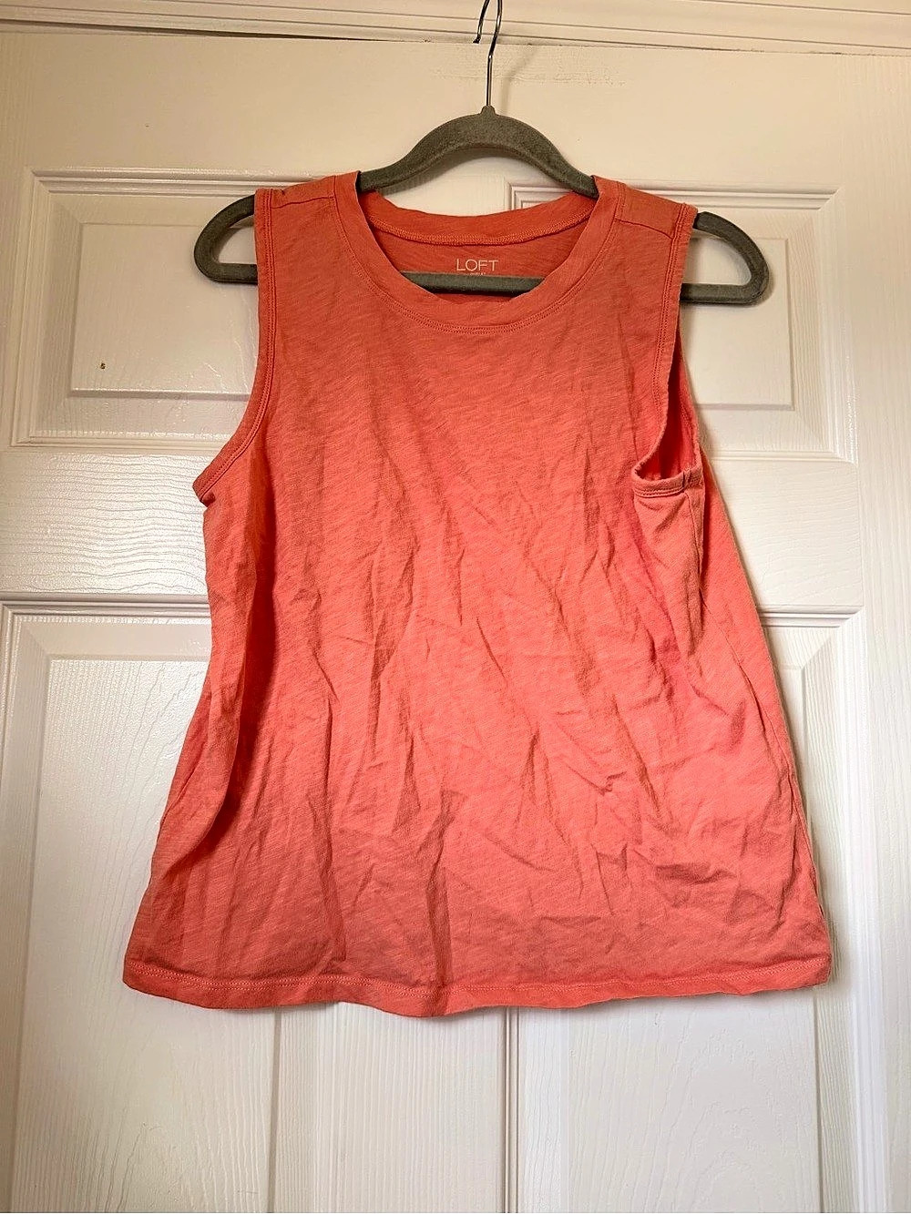 LOFT Outlet Women's Orange Sleeveless Top